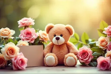 Miś z kwiatami: Kompletny przewodnik po symbolice, prezentach i sztuce tworzenia